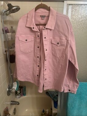Falls Creek Pink Jean Jacket